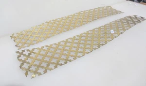 Antique Brass Mesh Grate Grill Cover Vintage Cover Old Gothic 21"x4" - £15each - Picture 1 of 7