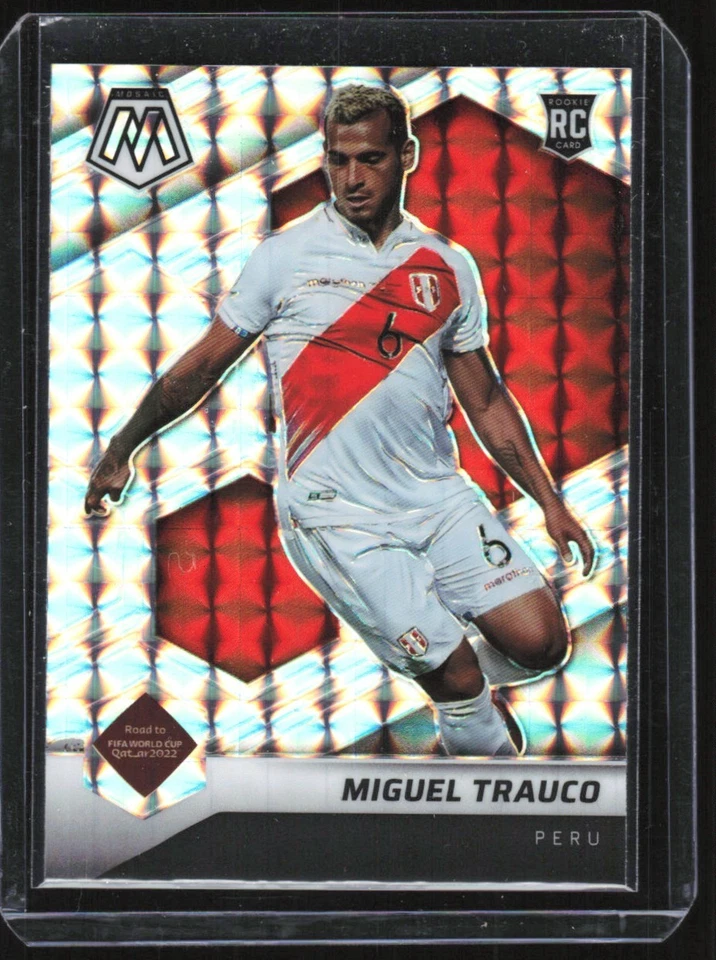 2021 Panini Mosaic Road to FIFA World Cup Silver Mosaic Miguel Trauco Rookie - Image 1 of 2