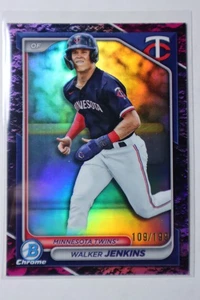 2024 Bowman Chrome Walker Jenkins Pink Crator /199 #BDC-166 - Picture 1 of 2