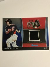 2011 Bowman Jose Altuve FGR-JA Rookie XM Futures Game Relic Card 36/199