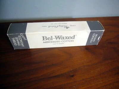 6 NOS wood spools Belding Corticelli Cotton Thread 1580 Walnut Cotton Bel Waxed - Image 1 of 3