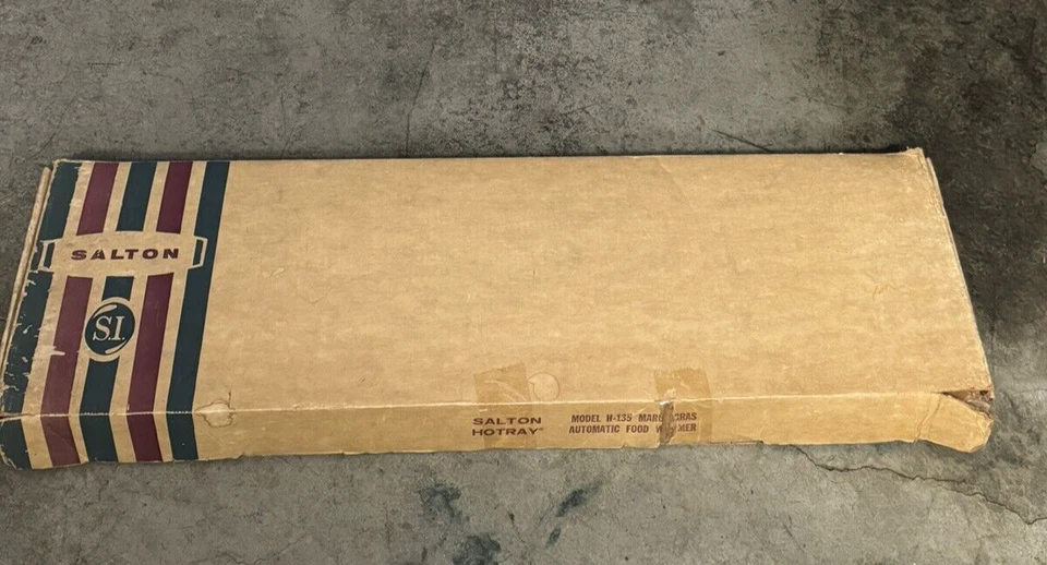 VINTAGE RARE NOS Salton Hotray Automatic Food Warmer Buffet Hot Plate H-135