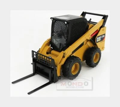 1:16 DM Models Caterpillar Cat272D Ruspa Gommata Skid Steer Loader DM85602 Model - Immagine 1 di 2