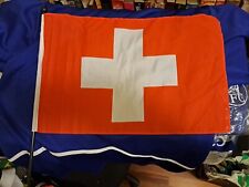 Switzerland Supporter Flag. Small size 17 inch (45cm). 100% Polyester. 