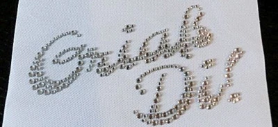 Hotfix Strass Bügelbild Motiv Applikation " Griaß Di! "160320  Gausdi  - Bild 1 von 2