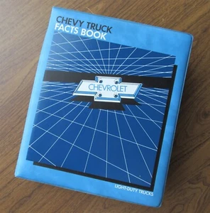 1986 Chevrolet Light Truck Facts Book Dealer Album C/K1500 Silverado Square Body - Picture 1 of 14