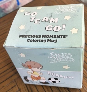 Precious Moments Soccer Theme Coloring Mug NIB - Picture 1 of 6