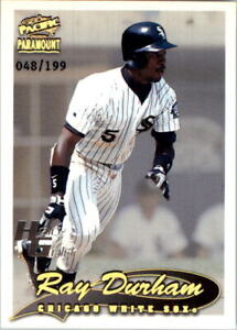 1999 Paramount Holo-Gold Chicago White Sox Baseball Card #55 Ray Durham /199 