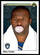1990 Upper Deck Mike Felder Milwaukee Brewers #178