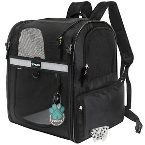Pet Dog Carrier Backpack Portable Travel Cat Bag Comfort Breathable Mesh Soft