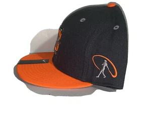 Nike Ken Griffey Jr Fitted Sz 7 1/2 Hat Grey Orange Air Max Swingman Phoeni Suns - Picture 1 of 4