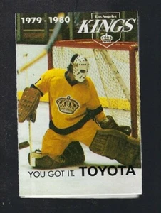 vintage 1979-1980 LOS ANGELES KINGS HOCKEY POCKET SCHEDULE W/ LAKERS OTHER SIDE - Picture 1 of 2