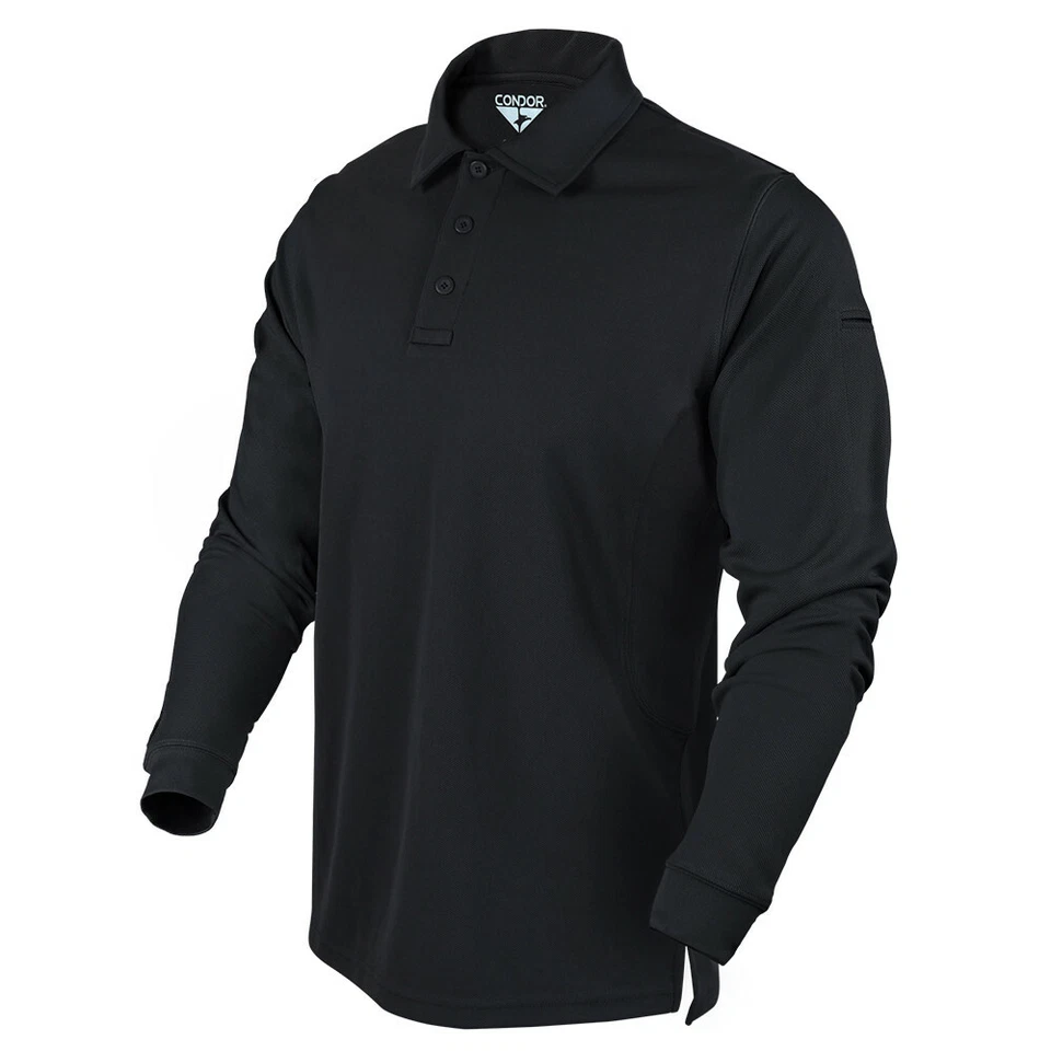 Condor 101120 Performance LS Long Sleeve Tactical Athletic Polo Shirt XS-5XL - Image 1 of 1