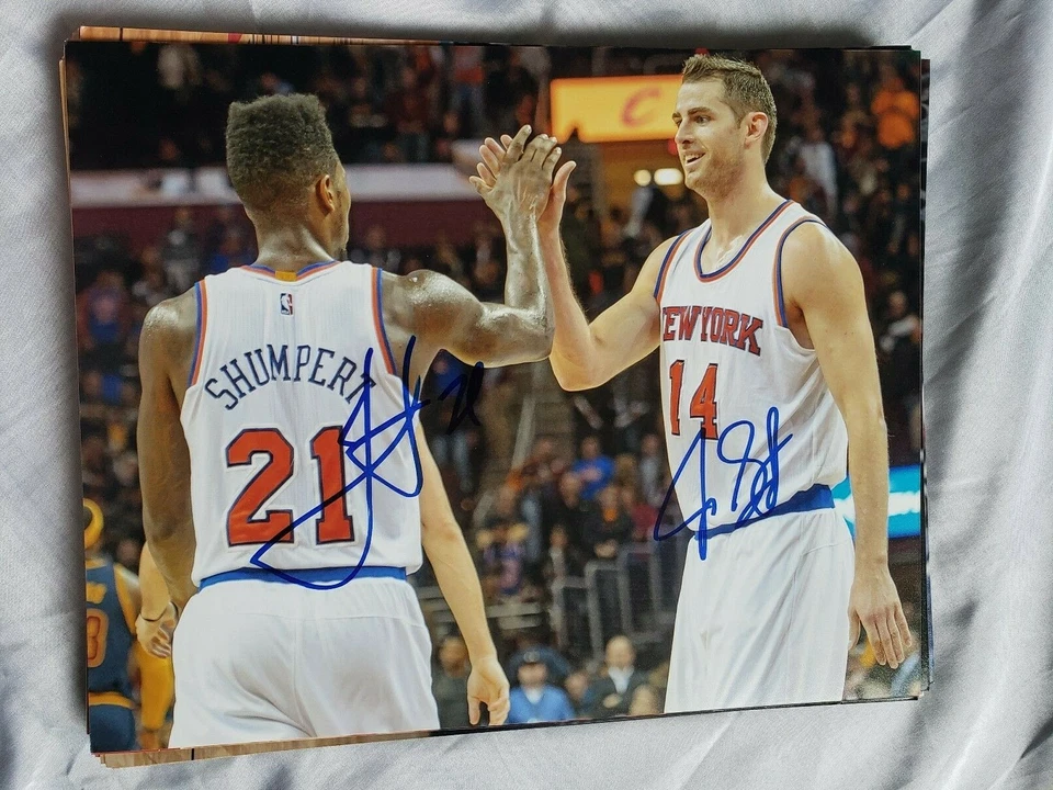 FOTO 8x10 firmada autografiada por IMAN SHUMPERT JASON SMITH NEW YORK KNICKS CERTIFICADO DE AUTENTICIDAD Foto 1 de 1