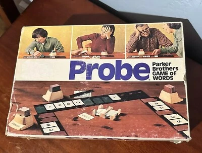Probe Game of Words 1974 Parker Bros Vintage Word Game COMPLETE ** SEE PHOTOS - Image 1 of 4