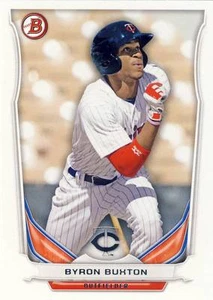 (50) Lote de tarjetas de novato 2014 Bowman Draft Picks Byron Buxton #TP69 gemelos - Imagen 1 de 1