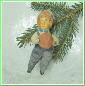 Ancien Ornement de Noël en coton Vintage Sapin Xmas Nouvel An 🎄#311251 - Foto 1 di 11