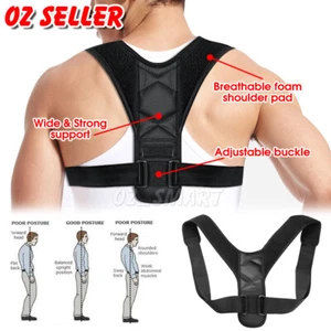 Posture Corrector Clavicle Support Back Straight Shoulders Brace Strap Correct - Picture 1 of 8