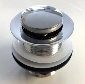 Pop Up Chrome Sink Waste Outlet Short Type for Caravan Motorhome + Camper SWA17 - Picture 1 of 20