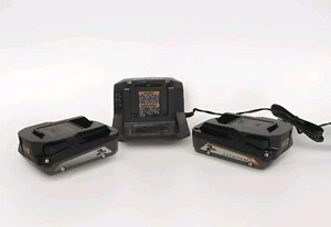 RIDGID 18V 2Ah Lithium Ion Battery and Charger Starter Kit 2 Batteries W Charger - Picture 1 of 8