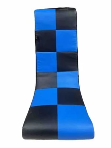 Classic Video Rocker Floor Gaming Chair Black/Blue 444040 - Picture 1 of 4