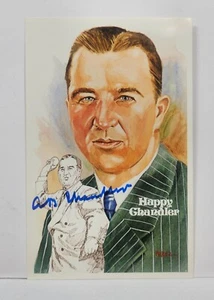 Happy Chandler Signed Perez Steele Postcard MLB Baseball Commissioner HOF - Picture 1 of 4