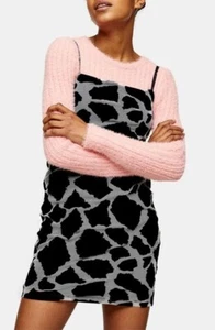 Topshop Damen-Minikleid Giraffe Netz Größe 8 - Bild 1 von 7