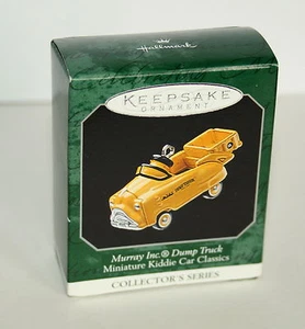 Camión de volteo Hallmark mini coche clásico Murray Murray adorno de Navidad 1998 nuevo - Imagen 1 de 1