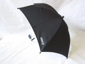 Mamas & Papas Parasol Black with clip - Picture 1 of 3