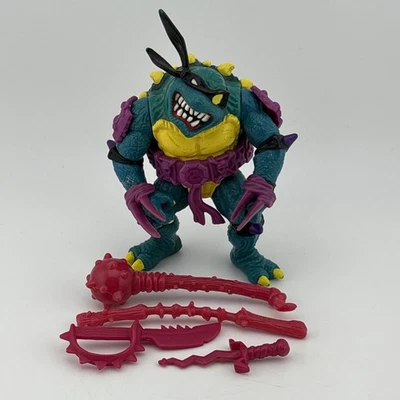 Yellow Belly Slash Complete - Vintage 1989 TMNT Teenage Mutant Ninja Turtles - Image 1 of 4
