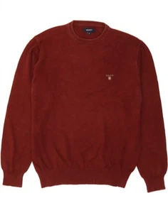 Suéter Jersey GANT Para Hombres Cuello Redondo Mediano Algodón Borgoña DB42 - Imagen 1 de 3