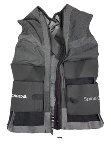 SpinalQ Alignmed Unisex Adult Black Adjustable Brace Posture Back Support Sz L - Picture 1 of 10