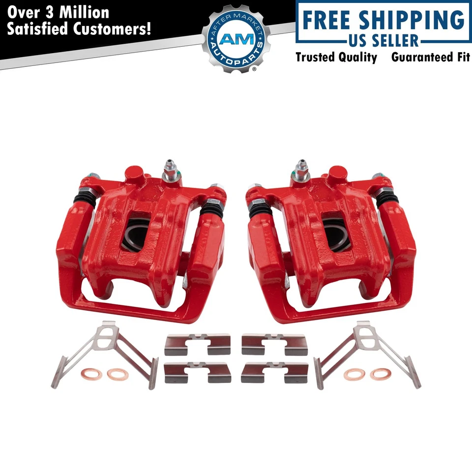 Rear Brake Caliper Set Fits 91-98 Acura 95-04 Honda 96-99 Isuzu - Image 1 of 4