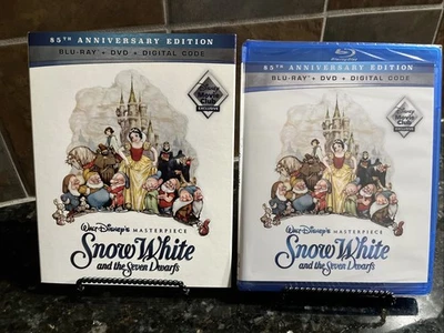 SNOW WHITE & THE SEVEN DWARFS Disney Movie Club Exclusive BLU-RAY + DVD +DIGITAL - Image 1 of 2
