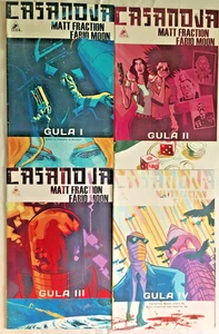 Lote de 4 Casanova vol2 Gula #1-4 Icono Fracción Mate Espionaje Viajes en el Tiempo Robots - Imagen 1 de 2