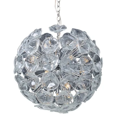 ET2 E22094 Fiori 23" 20 Luces Colgante - Transparente Foto 1 de 4