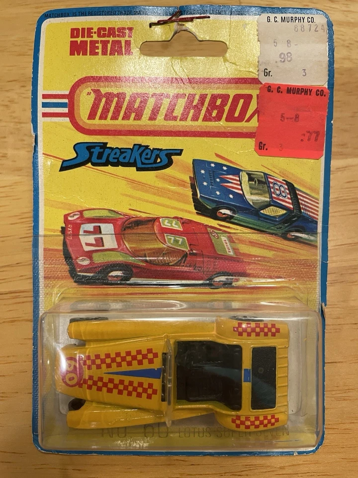 MATCHBOX SUPERFAST No. 60 LOTUS SUPER SEVEN - MINT ON SEALED CARD ! - Image 1 of 4