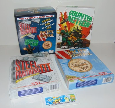 Steel Panthers III 3 Pacific General Counter Action Ultimate War PC CD Big Box - Image 1 of 4