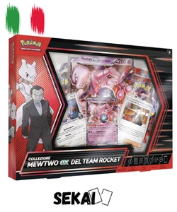 POKEMON COLLEZIONE MEWTWO EX DEL TEAM ROCKET ITA - RIVALI PREDESTINATI - Picture 1 of 1