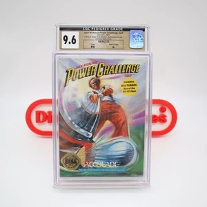 Sega Genesis Game JACK NICKLAUS POWER CHALLENGE GOLF - CGC GRADED 9.6 A+ Sealed! - Picture 1 of 10