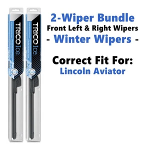 WINTER Wipers 2pk Super-Premium fit 2020 Lincoln Aviator 35260/210 - Picture 1 of 12