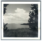tats-Unis, Yellowstone Lake  Vintage Print.  Tirage Argentique  9X9  Circ