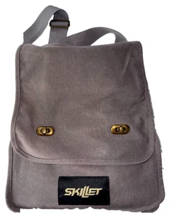 vnt Skillet christian rock band alternative very rare messenger bag gray 13x15" - Picture 1 of 15