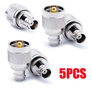 5PCS UHF PL-259 PL259 Male plug to BNC Female Coax Cable RF Connector Adapter# - Picture 1 of 7