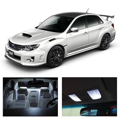 Kit de paquete interior de 8 luces LED blancas para Subaru WRX STI 2004-2013 Foto 1 de 4