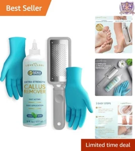 Foot Scrubber Gel Kit 6oz Dead Skin Remover Foot File Callus Care Exfoliation - Picture 1 of 9