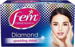 Natural Fem Diamond Sparkling Shine Cream Bleach 10g Glowing Skin Fairness Women - Picture 1 of 6