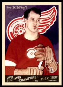2009 Upper Deck Goodwin Champions Gordie Howe Red Wings #140A *Noles2148*