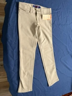 French Toast Khaki Tan Uniform Pants Girl's Size 8 NEW SHIPS FREE - Image 1 of 4