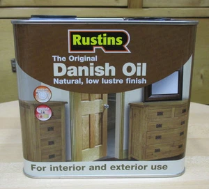 Olio danese originale di Rustins lucido come seta - 2,5 litri olio danese olio tung - Foto 1 di 1